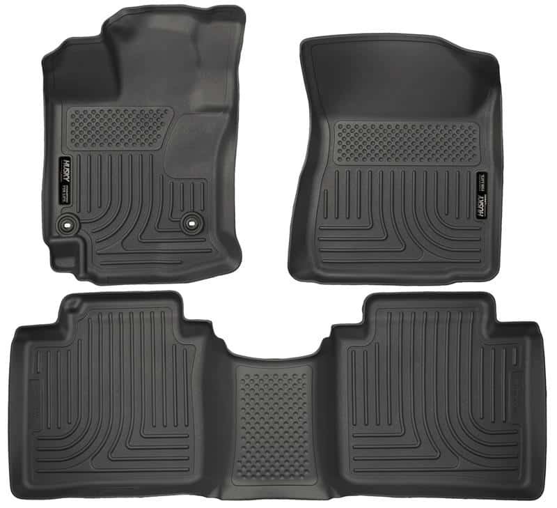 Husky Liners — Husky Liners 15 Toyota Venza WeatherBeater Front & Second Row Tan Floor Liners Black
Floor Liners - view 2
