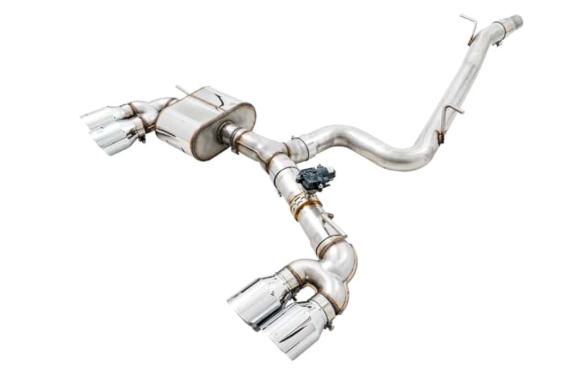 AWE Tuning — AWE Tuning Mk7 Golf R SwitchPath Exhaust w/Chrome Silver Tips 102mm
SwitchPath™ Exhaust - view 1