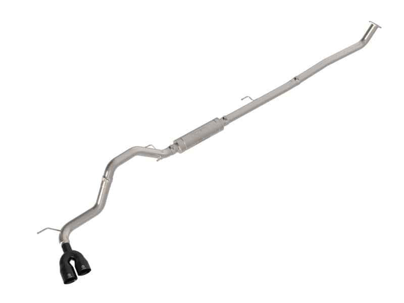 aFe — aFe 15-26 Toyota Hilux L4-2.4/2.8L (td) Vulcan Series 3in SS Rear-Side Exit Exhaust w/ Black Tip
Cat-Back Exhaust - view 1