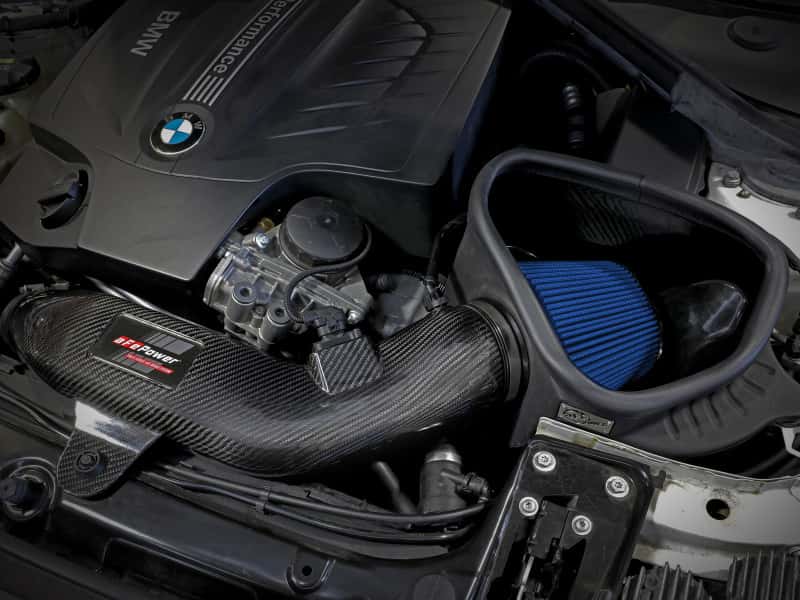aFe — aFe Track Series Carbon Fiber Intake w/Pro 5R Filter BMW M2 (F87) 16-18 L6-3.0L (t) N55
Track Series Intake  - view 11