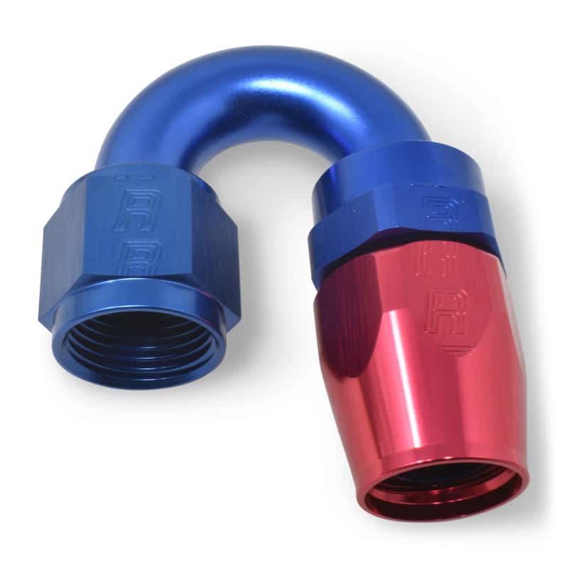 Russell — Russell Performance -6 AN Red/Blue 180 Degree Full Flow Swivel Hose End (With 9/16in Radius)
Hose Fitting - view 4