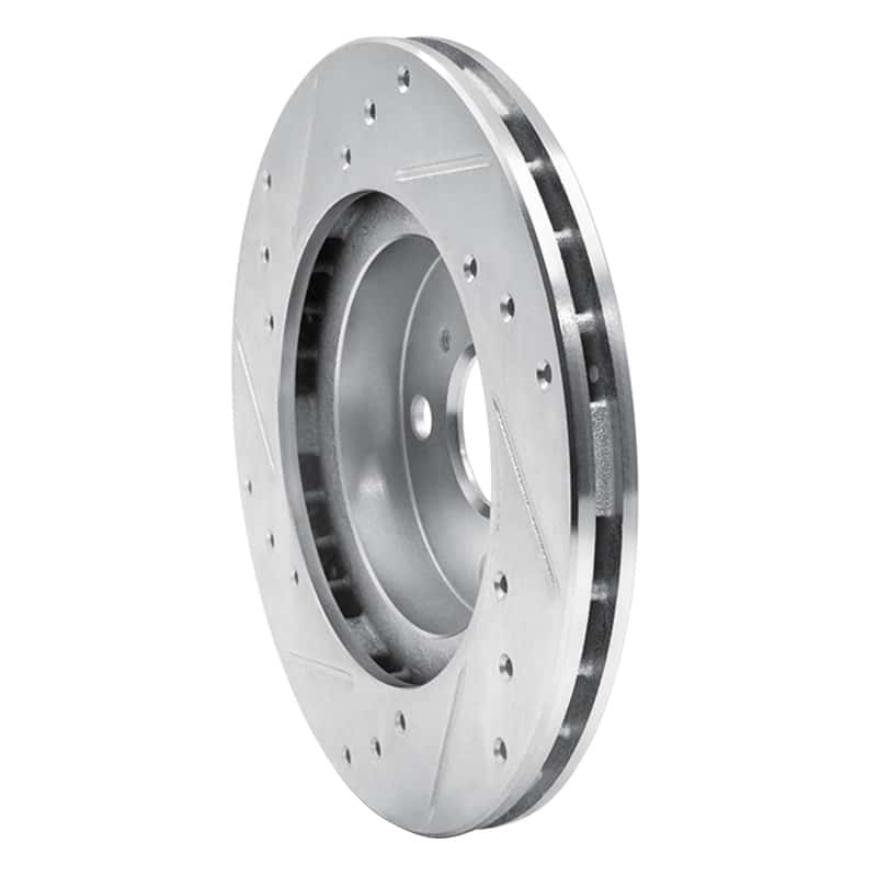R1 Concepts — R1 87-92 Geo Prizm Front Right Drilled & Slotted Silver Brake Rotor
R1 Brake Rotor Drill - view 4