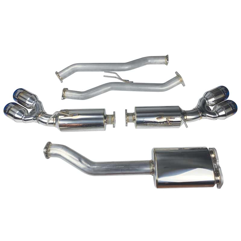 Injen — Injen 10-13 Hyundai Genesis Coupe 2.0L(t) 4cyl SS Exhaust w/ 76mm Y-Pipe Resonator/Molded SS Flanges
Exhaust System Kit
Exhaust System - view 2