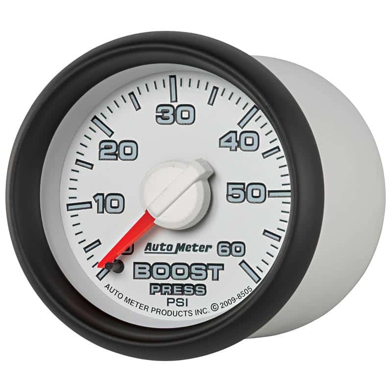AutoMeter — Autometer Factory Match 52.4mm Mechanical 0-60 PSI Boost Gauge
2-1/16" BOOST, 0-60 - view 7
