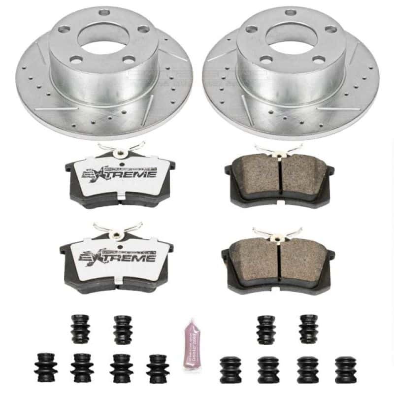 PowerStop — Power Stop 98-04 Audi A6 Rear Z26 Street Warrior Brake Kit - view 1