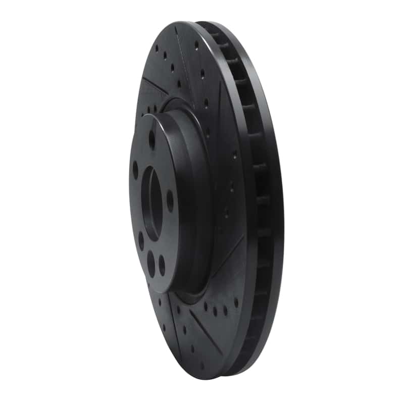 R1 Concepts — R1 07-18 Land Rover Range Rover Evoque Front Right Drilled & Slotted Black Brake Rotor
R1 Brake Rotor Drill - view 2