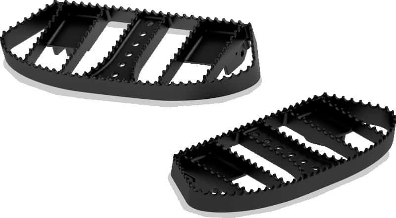 Burly Brand — Burly Brand MX Floorboards - Black - view 1