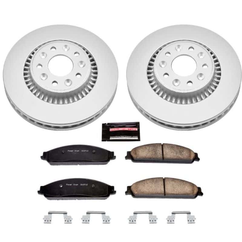PowerStop — Power Stop 05-07 Ford Five Hundred Front Z17 Evolution Geomet Coated Brake Kit - view 1