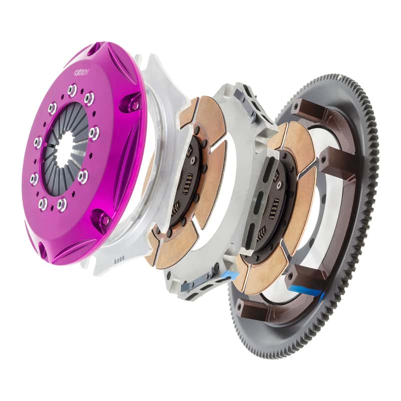 Exedy — Exedy 1986-1989 Mazda RX-7 R2 Hyper Twin Cerametallic Clutch Sprung Center Disc Push Type Cove
Hyper Multi Series
Clutch Kit - view 2