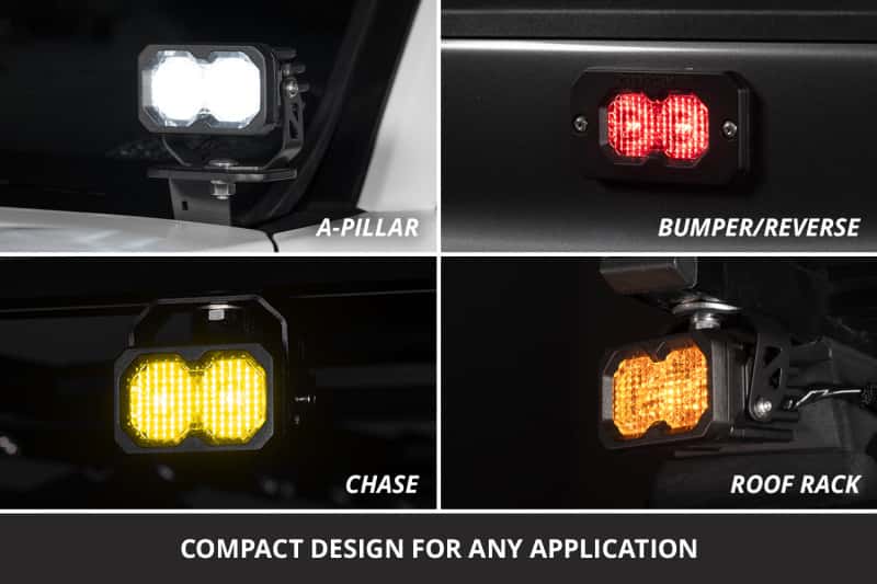 Diode Dynamics — Diode Dynamics C2 2.0 Sport White SAE Driving Standard ABL (single) - view 4