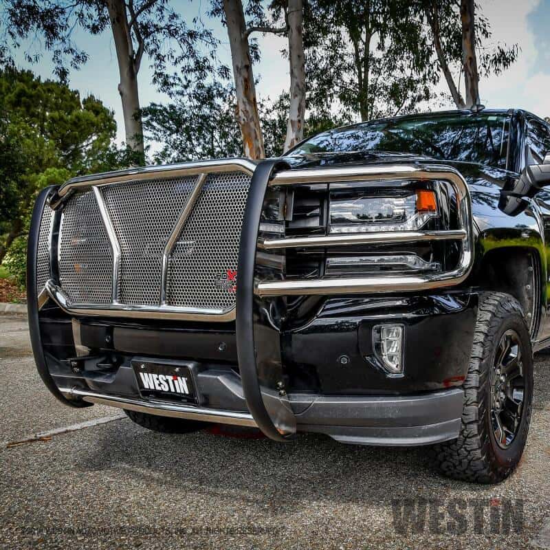 Westin — Westin 2016-2018 Chevrolet Silverado 1500 HDX Grille Guard - SS
Grille Guard - view 3