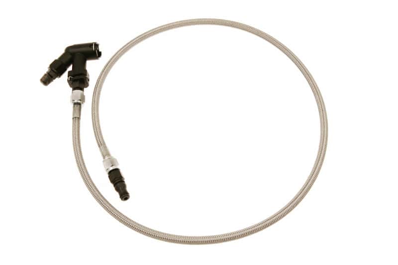 McLeod Racing — McLeod Line Assy Mustang 2005-Up 36in W/Male Wire Clip Fittings & Elbow Bleeder
Clutch Hyd Hose - view 1