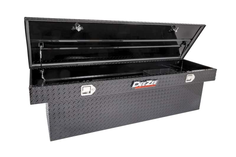 Dee Zee — Dee Zee Universal Tool Box - Red Crossover - Single Lid Black BT (Deep Black)
ToolBxTrkBedRTR - view 7