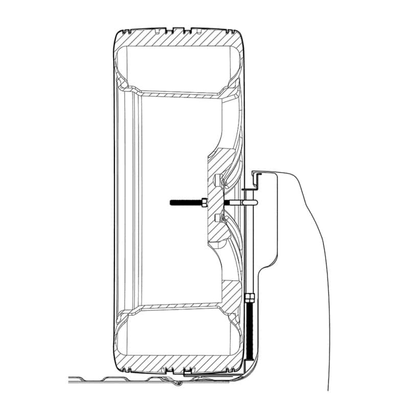 Titan Fuel Tanks — Titan Fuel Tanks Universal Spare Tire Buddy Mounting System
SpareTireCrrMnt - view 5