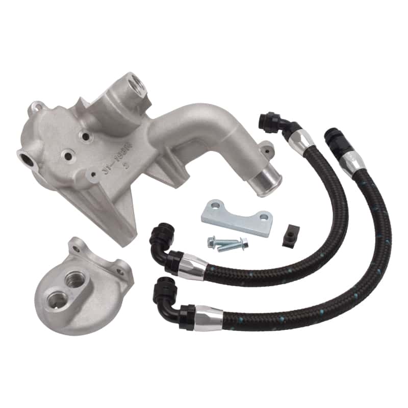 Edelbrock — Edelbrock Eforce Remote Oil Filter Mount Kit for 4Wd 2004-10 Ford F-150
SUPERCHARGER COMPONE - view 3