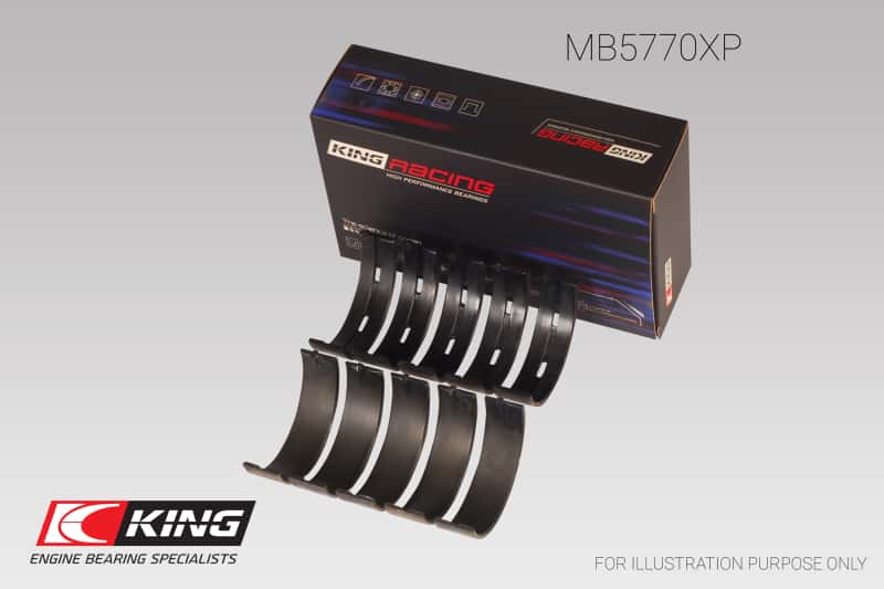 King Engine Bearings — King Engine Bearings Nissan VK45DD/E/ VK50VE/ Vk56DE/VD (Size 0.26) Main Bearing Set
Engine Bearing - view 2