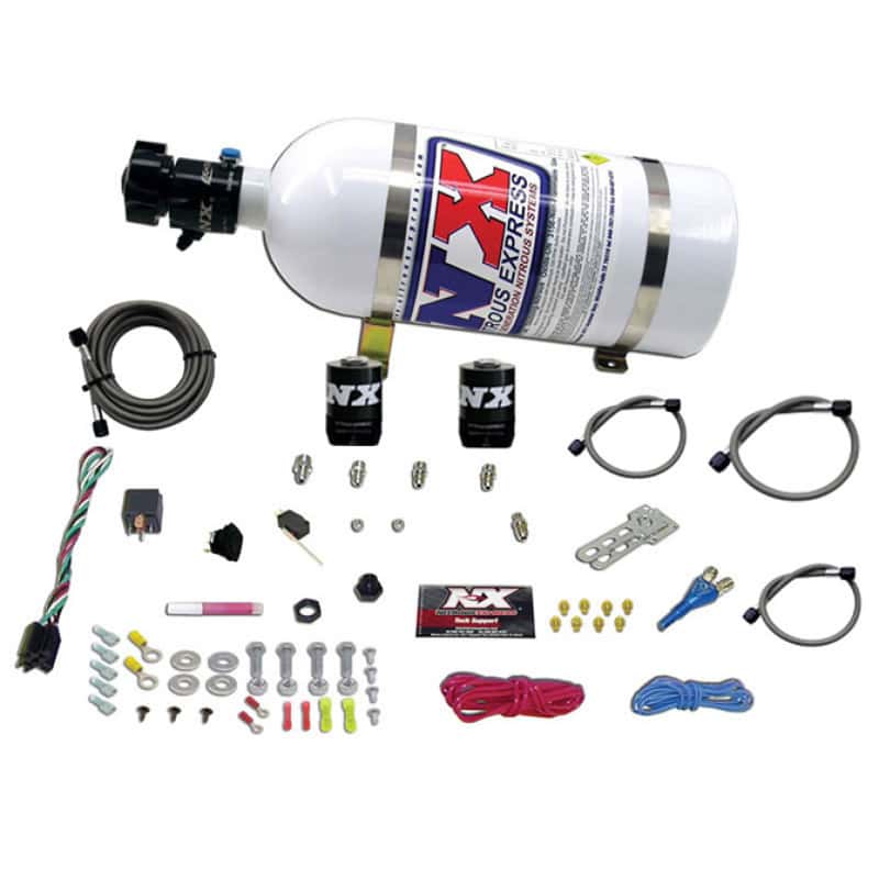 Nitrous Express — Nitrous Express Ford EFI Race Single Nozzle Nitrous Kit (100-250HP) w/10lb Bottle
Injection System Kit
N2OSys - view 2
