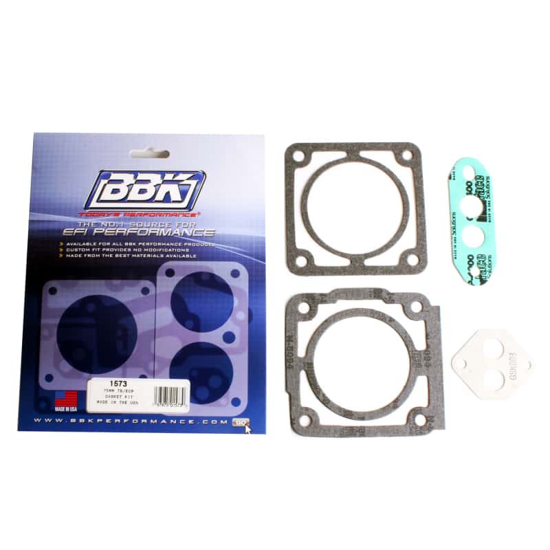BBK — BBK 86-93 Mustang 5.0 75mm Throttle Body Gasket Kit
Throttle Body Gasket
Tb Gasket - view 2