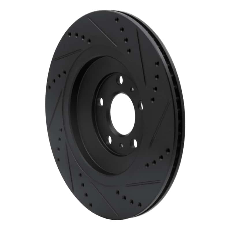 R1 Concepts — R1 04-18 Audi S8 Rear Left Drilled & Slotted Black Brake Rotor
R1 Brake Rotor Drill - view 4