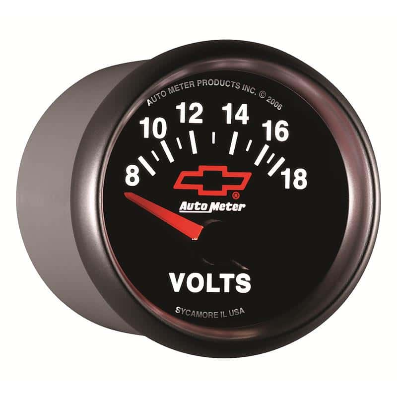 AutoMeter — Autometer GM Bowtie Black 2-1/16 Voltmeter 8-18V
2-1/16" VOLTMETER, 8 - view 6