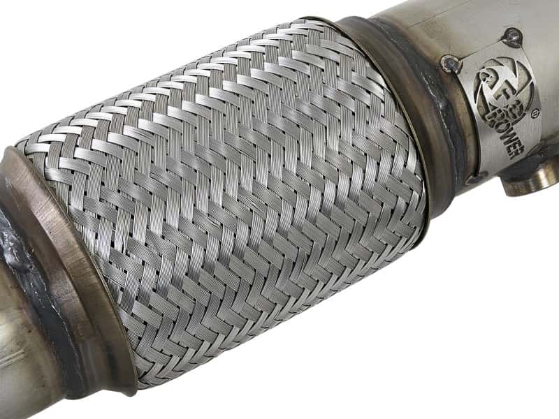 aFe — aFe Power Twisted Steel SS304 Downpipe 2.5in w/Cat 17-18 Hyundai Elantra L4-1.6L (t)
Stainless Downpipe - view 5