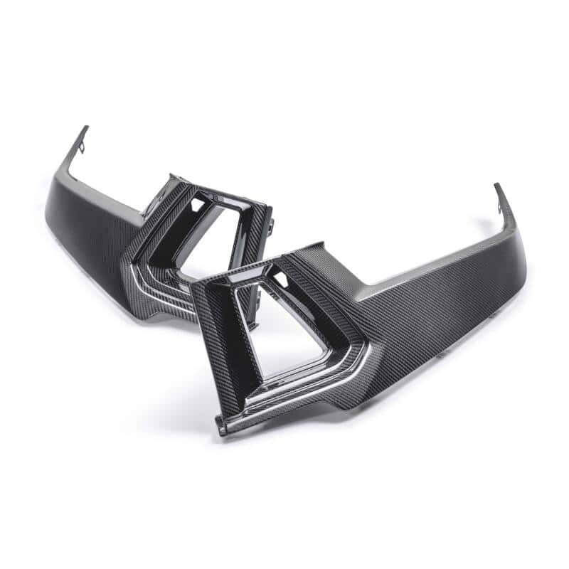 Anderson Composites — Anderson Composites 2024 Ford Mustang Dark Horse Carbon Fiber Headlight Surround - view 2