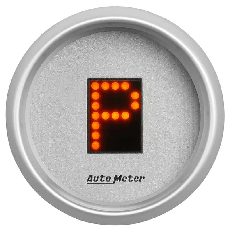 AutoMeter — Autometer Ultra-Lite 2-1/16in (P/R/N/D/L/OD/O/5/4/3/2/1) Digital Gear Position Gauge
2-1/16" PRNDL, SLVR - view 3