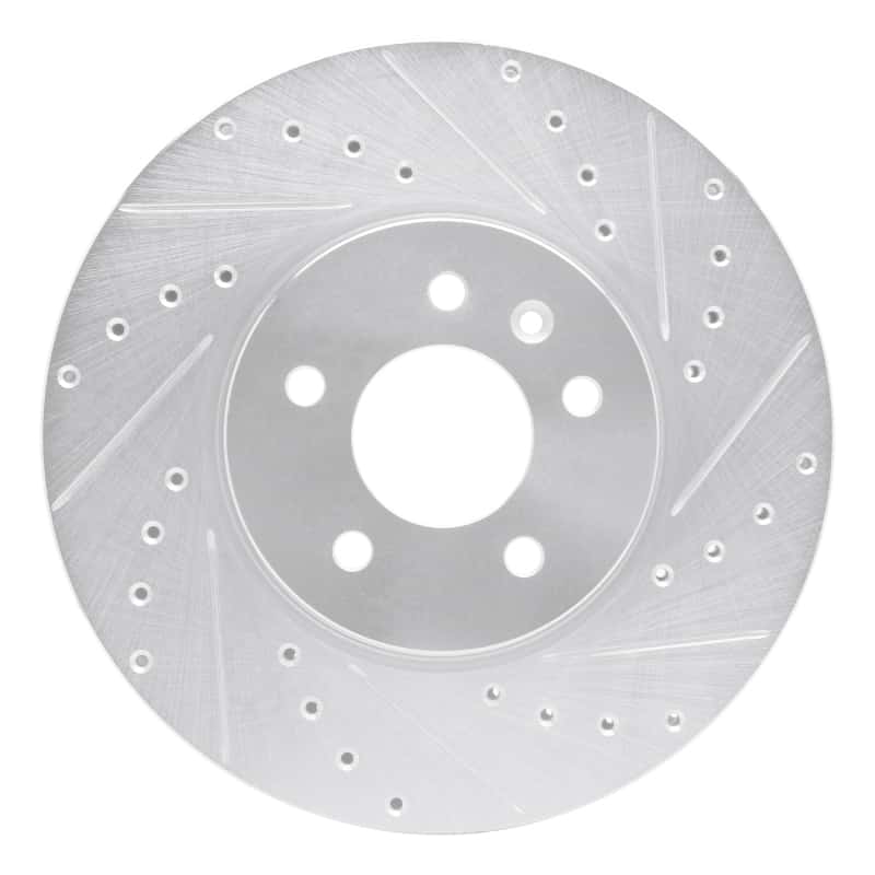 R1 Concepts — R1 14-19 Buick CASCADA Front Right Drilled & Slotted Silver Brake Rotor
R1 Brake Rotor Drill - view 1