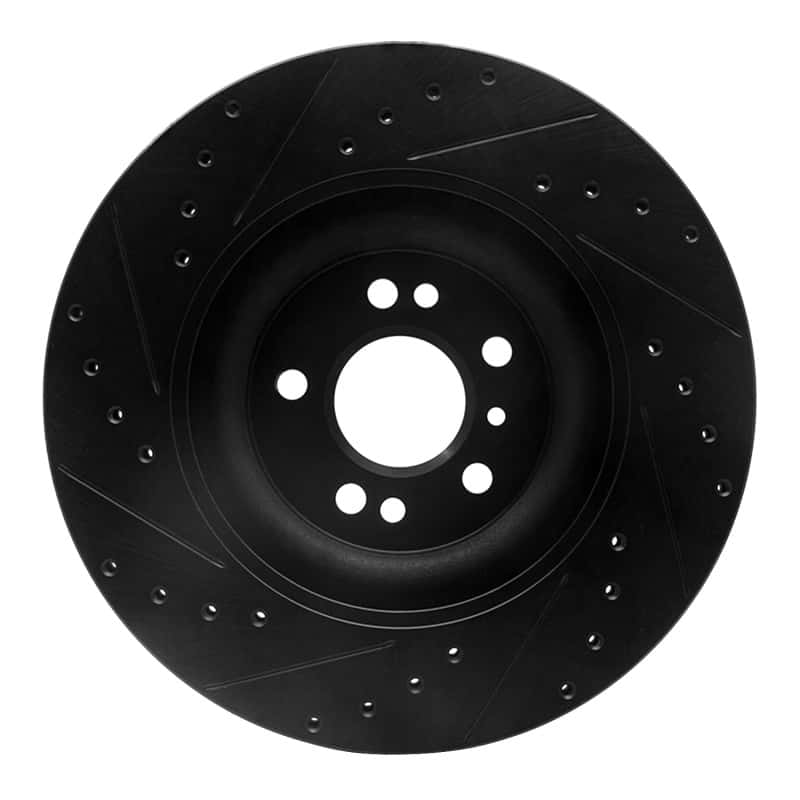 R1 Concepts — R1 06-12 Mercedes-Benz R350 Front Right Drilled & Slotted Black Brake Rotor
R1 Brake Rotor Drill - view 5