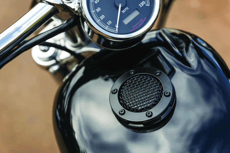 Kuryakyn — Kuryakyn Mesh Gas Cap Vented Black - view 2