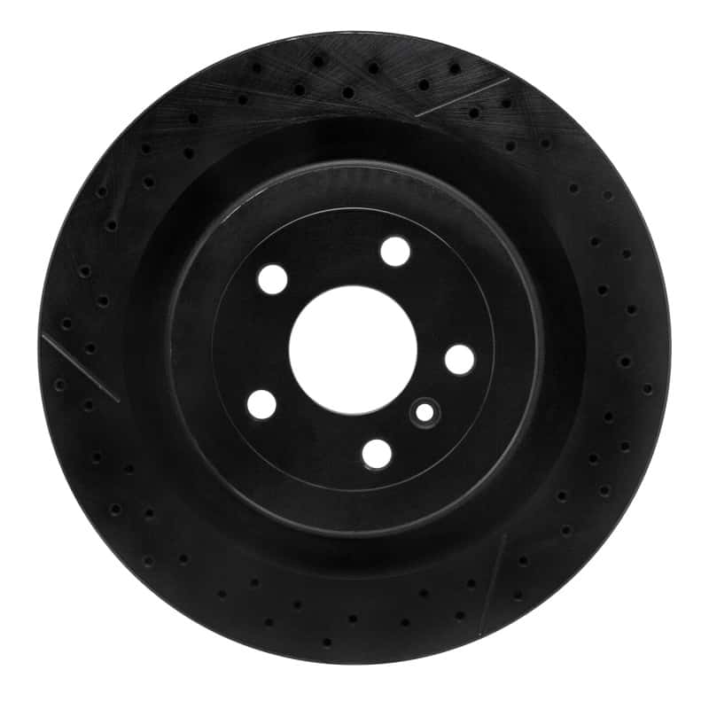 R1 Concepts — R1 12-19 Mercedes-Benz GLE63 AMG S Rear Drilled & Slotted Black Brake Rotor
R1 Brake Rotor Drill - view 1