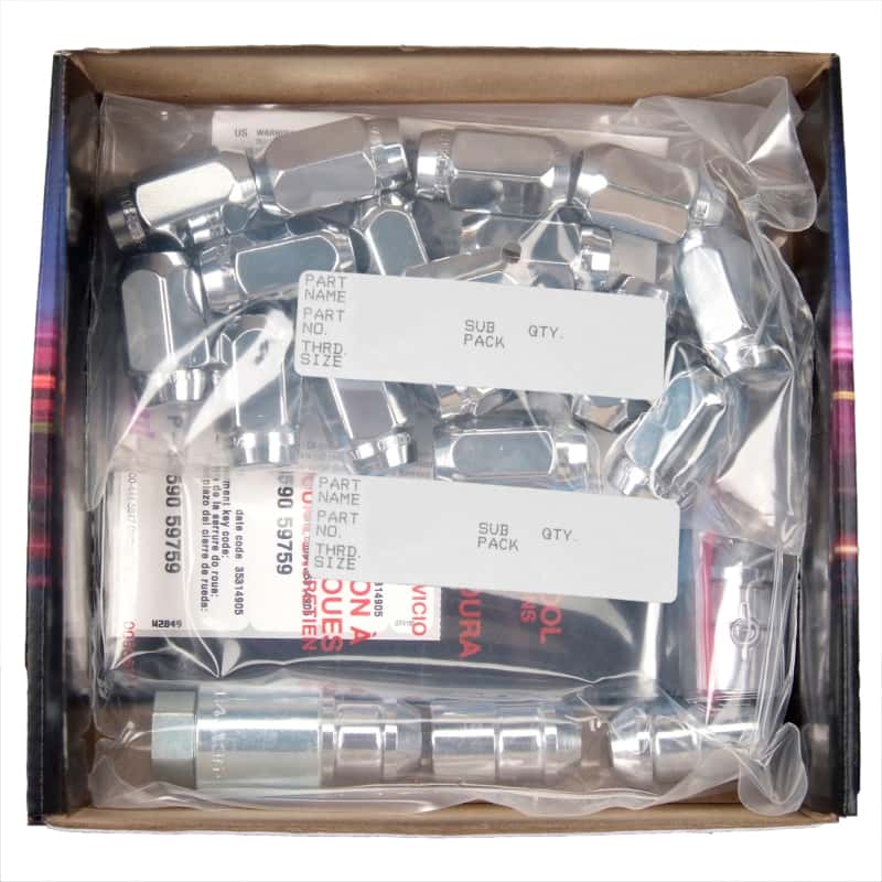 McGard — McGard 5 Lug Hex Install Kit w/Locks (Cone Seat Nut) M12X1.25 / 13/16 Hex / 1.28in. Length - Chrome - view 6