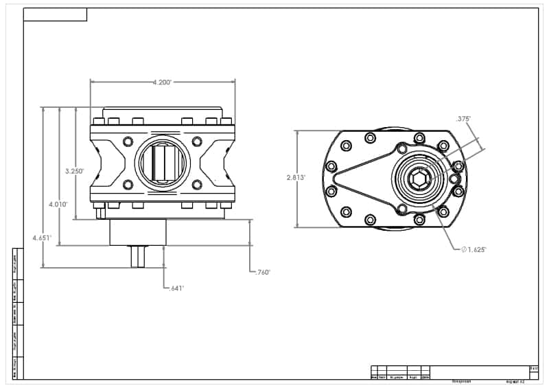 Aeromotive — Aeromotive Spur Gear Fuel Pump - 3/8in Hex - .900 Gear - 19.5gpm - view 4