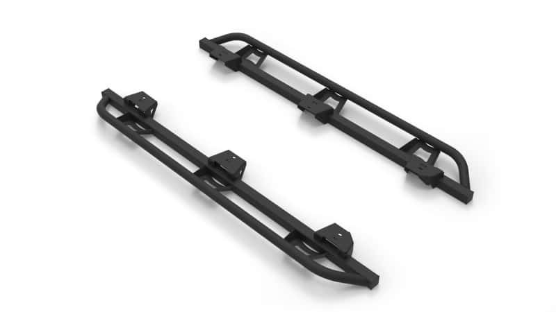 N-Fab — N-Fab Trail Slider Steps 07-17 Jeep Wrangler JK 4dr - SRW - Textured Black - view 1