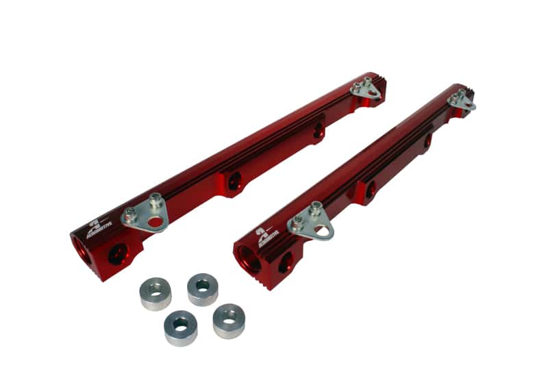 Aeromotive — Aeromotive 98.5-04 Ford DOHC 4.6L Billet Fuel Rails (Cobra)
Fuel Rail/Log - view 3