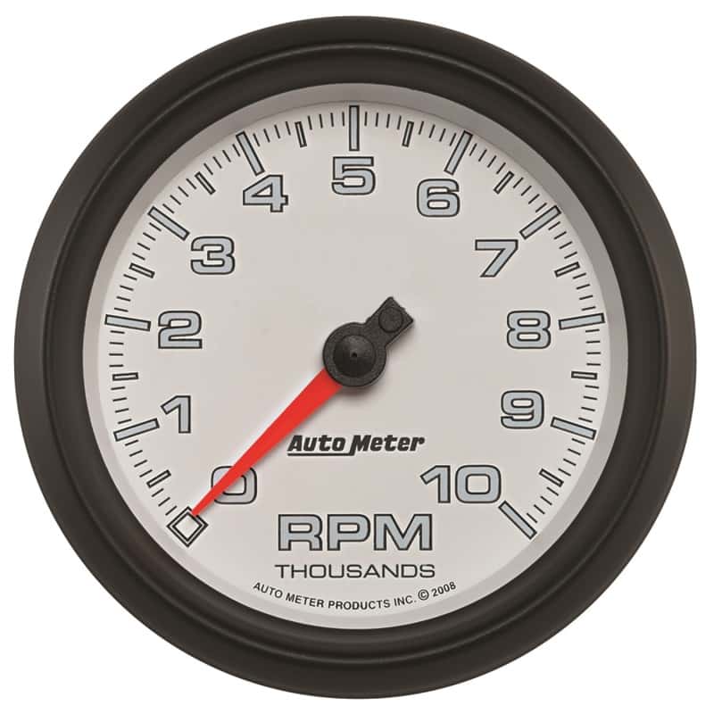 AutoMeter — Autometer Pro-Cycle Gauge Tachometer 3 3/8in 10K Rpm White
3.4" 10KRPM PC PH2 - view 1