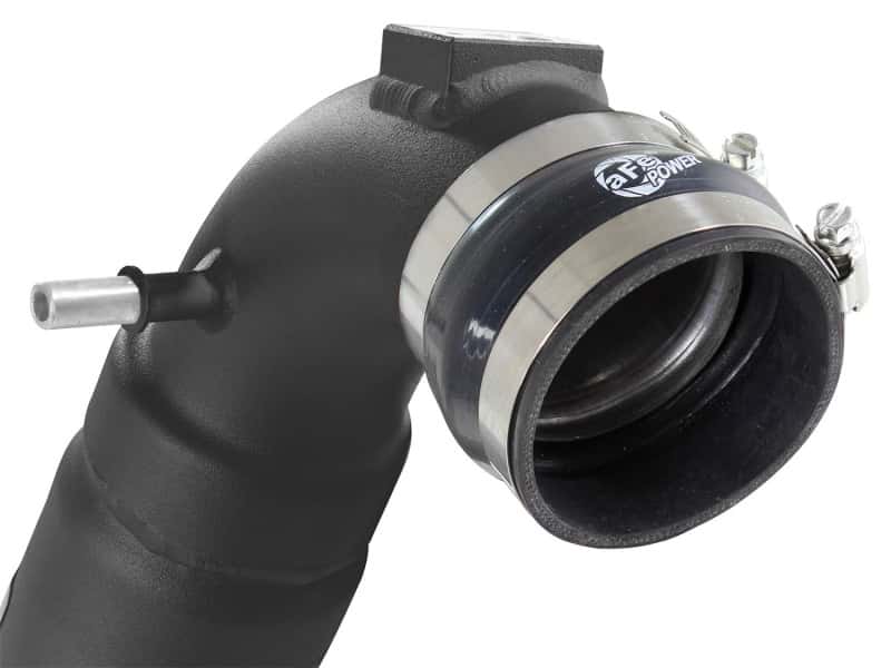 aFe — aFe Bladerunner Intercooler Tube Cold Side 3.5in-3in 2015 Ford F-150 V6 Ecoboost 3.5L (tt)
Cold Charge Pipe - view 3