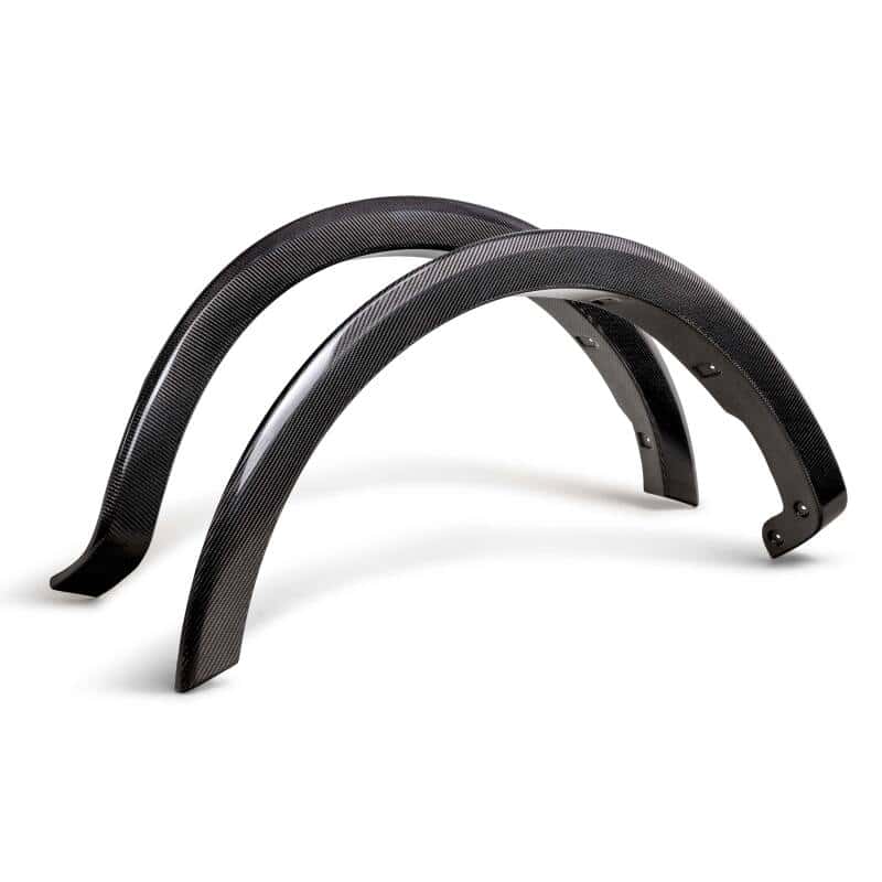 Anderson Composites — Anderson Composites 21-24 Ford F-150 (Non-Raptor) Type-AO Carbon Fiber Front Fender Flares - view 1