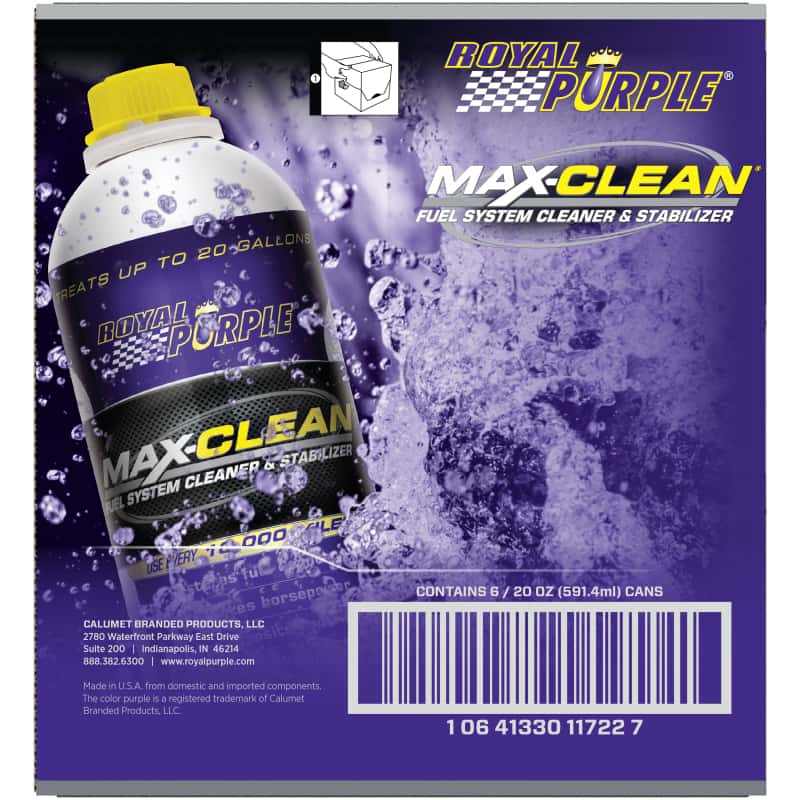 Royal Purple — Royal Purple Max-Clean Fuel System Cleaner & Stabilizer - 20oz
Fuel System Cleaner - view 1