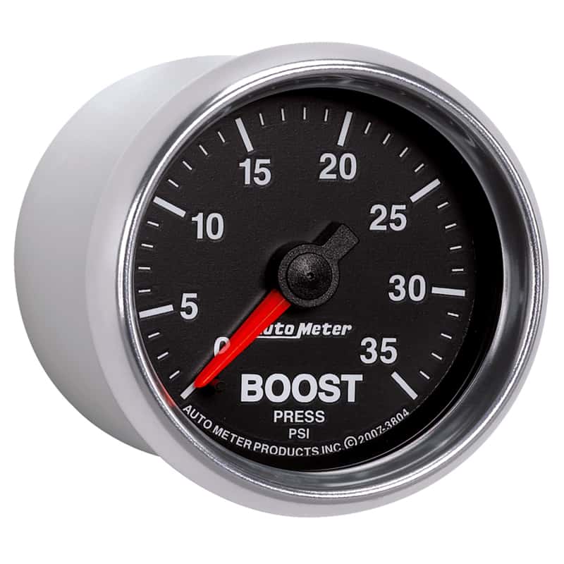 AutoMeter — AutoMeter GS 2 1/16 inch 35PSI Mechanical Boost Gauge
2-1/16" BOOST, 0-35 - view 12