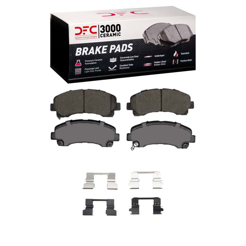 DFC — DFC 12-25 Chevrolet S10 MAX (Mexico) Front 3000 Ceramic Brake Pads and Hardware Kit
DFC Brake Pad Set - view 1
