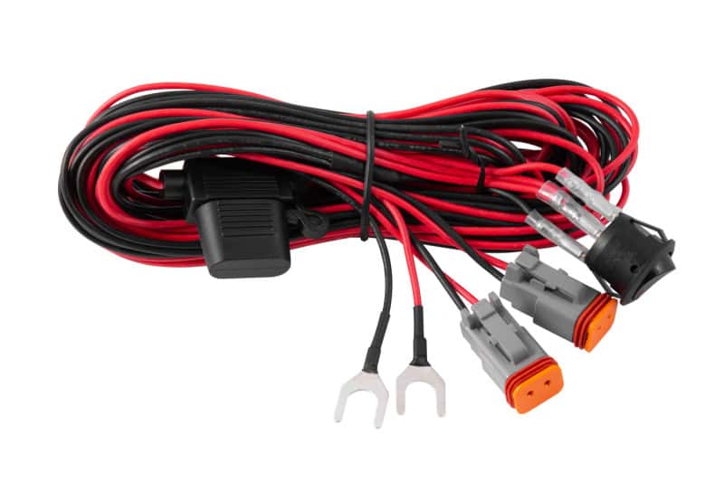 Diode Dynamics — Diode Dynamics Light Duty Dual Output Light Bar Wiring Harness - view 1