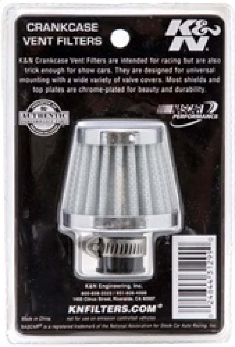 K&N Engineering — K&N 2in Base OD x .375in Flange ID x 1.75in H Rubber Base Crankcase Vent Filter - White
Vent Air Filter/Brea
Vent Air Filter - view 10