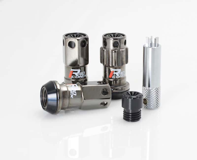 Project Kics — Project Kics 12X1.25 R40 Iconix Classical Lug Nuts w/ Black Plastic Cap - 20 - No Locks - view 2