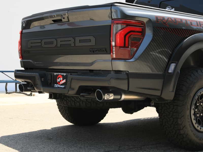 aFe — aFe 21-24 Ford F-150 Vulcan Series 3 IN to 3-1/2 IN Stainless Steel Cat-Back Exhaust System - Black
Cat-Back Exhaust - view 5