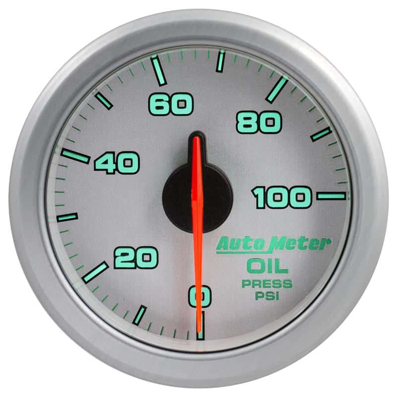 AutoMeter — Autometer Airdrive 2-1/6in Oil Pressure Gauge 0-100 PSI - Silver
GA 2" OILP ARDRV SLV - view 5