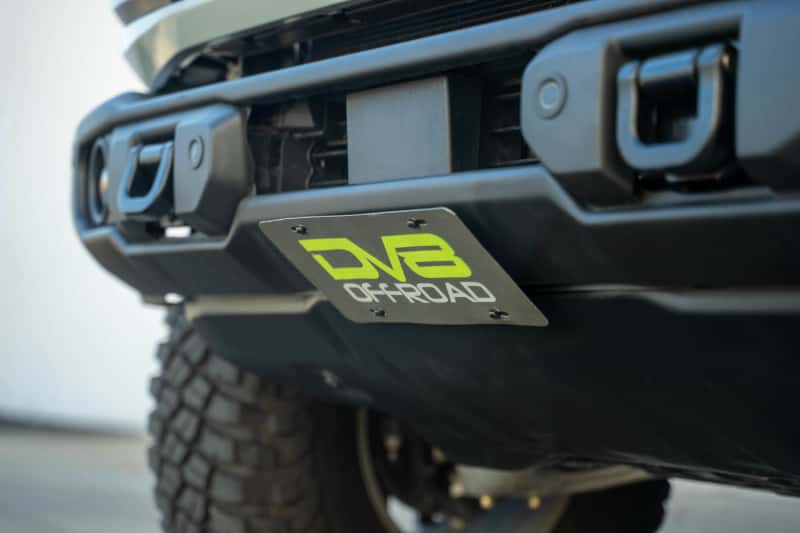 DV8 Offroad — DV8 Offroad 2021 Ford Bronco Capable Bumper Slanted Front License Plate Mount
License Plate Mount - view 13