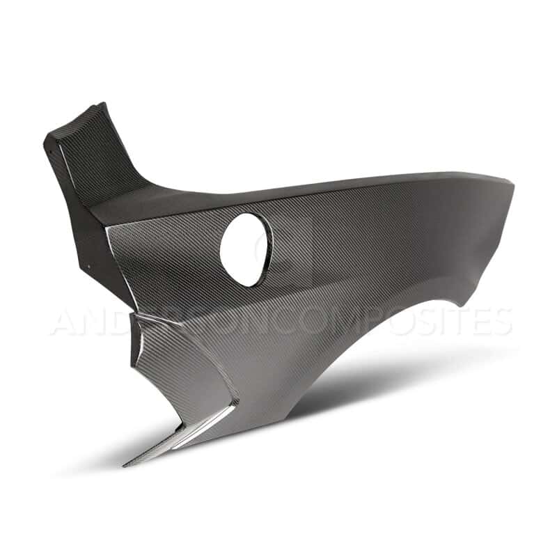 Anderson Composites — Anderson Composites 20-21 Chevrolet Corvette C8 Stingray Carbon Fiber Rear Fender
carbon fiber fenders - view 3