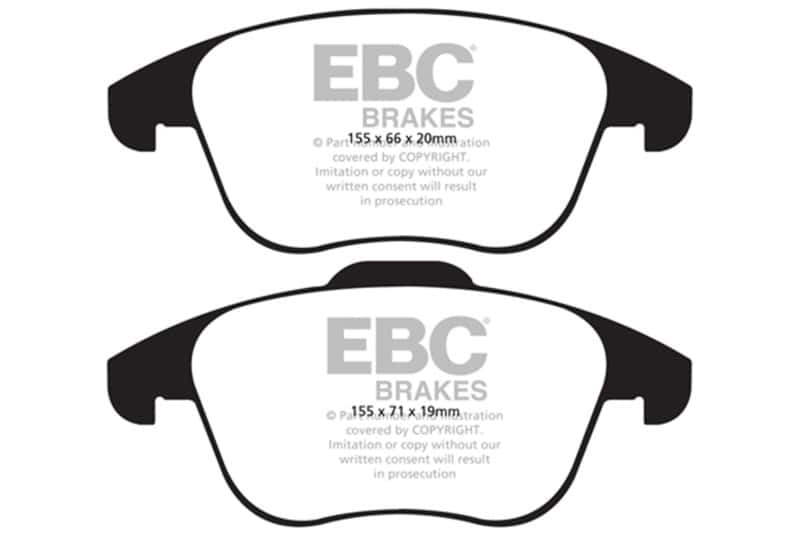 EBC — EBC 15 and up Audi Q3 2.0 Turbo Greenstuff Front Brake Pads
EBC 15-19 Audi Q3 2.0 Turbo Greenstuff Front Brake Pads
Disc Brake Pad - view 1