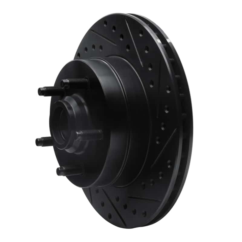 R1 Concepts — R1 86-92 Jeep Cherokee Front Right Drilled & Slotted Black Brake Rotor
R1 Brake Rotor Drill - view 2